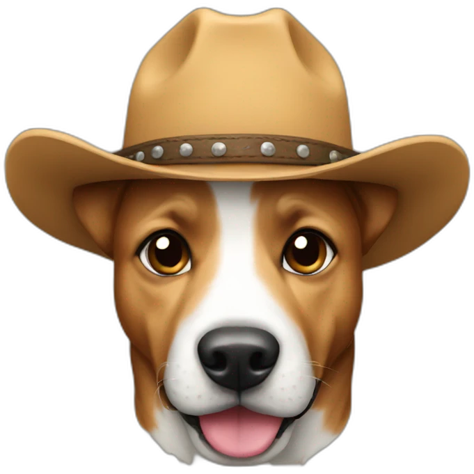 Dog dog dog dog cowboy emoji