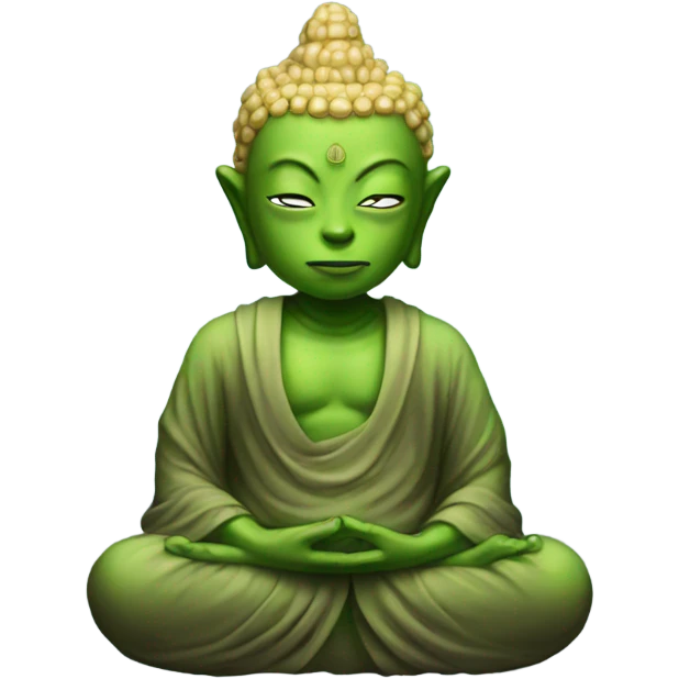 Alien buddha
 emoji