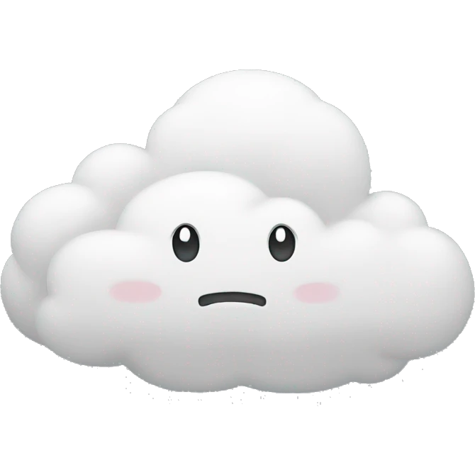 cloud emoji