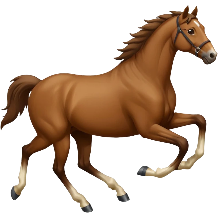 horse running emoji