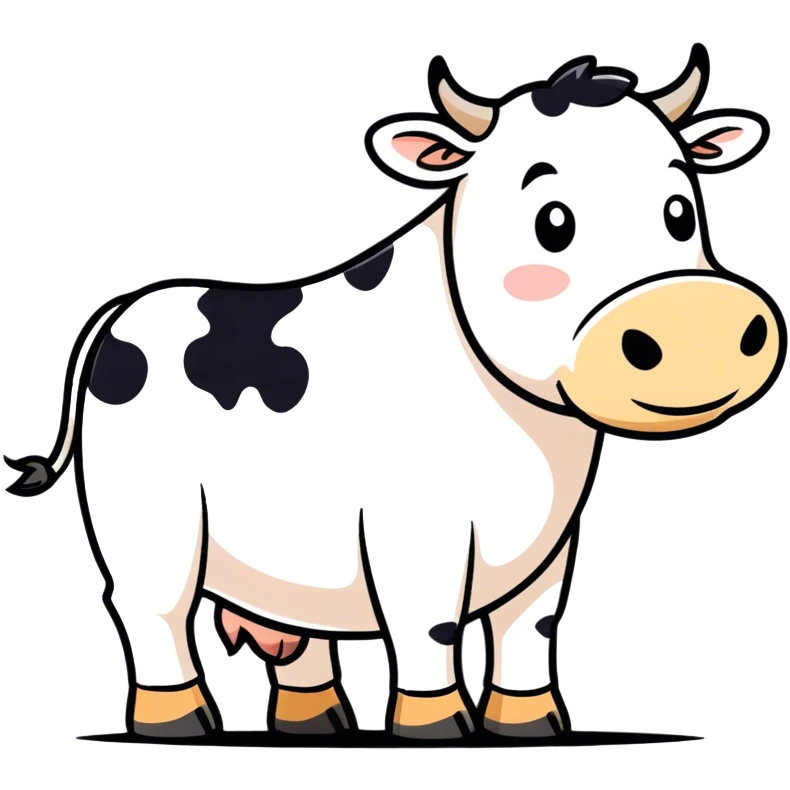 High cow emoji