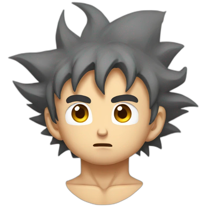 San Goku sad emoji