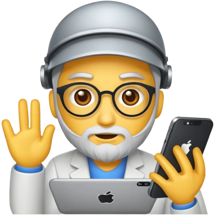 A tech guru emoji