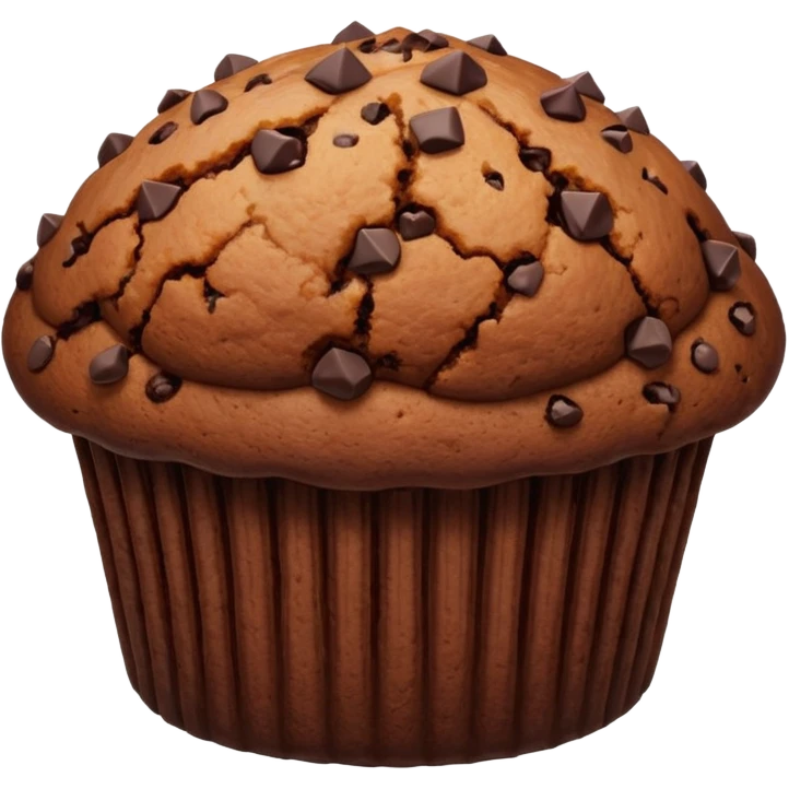 chocolate muffin emoji