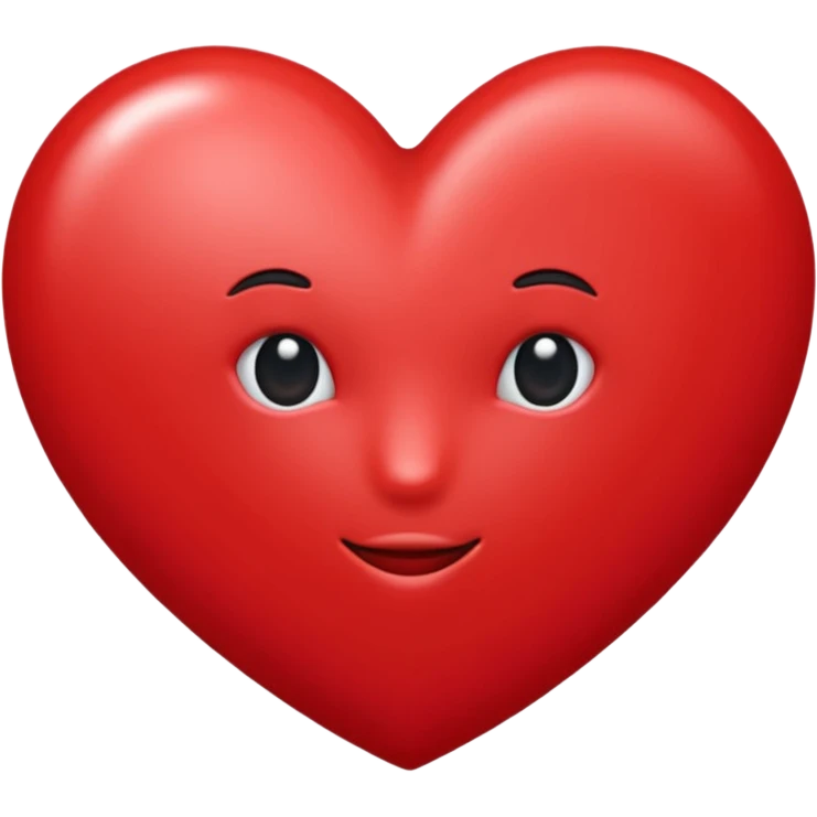 Un cœur écrit 100 % emoji