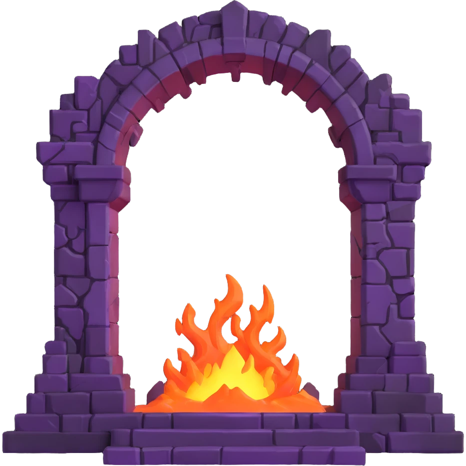 Minecraft Nether portal emoji