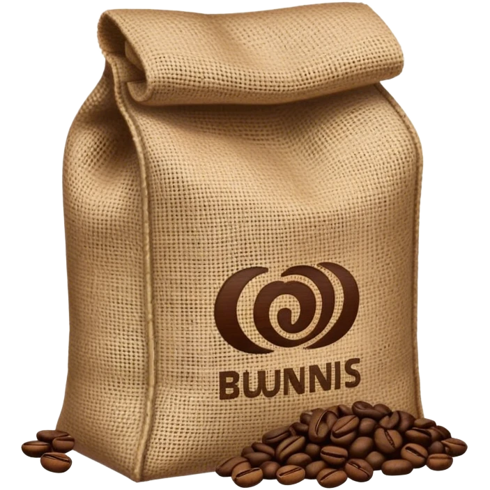 bag of coffee beans emoji