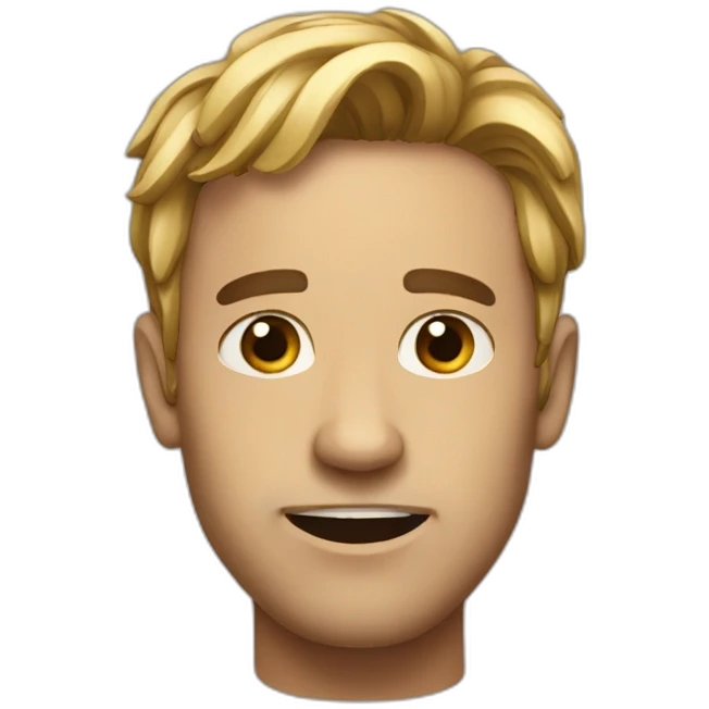 Stupid guy emoji