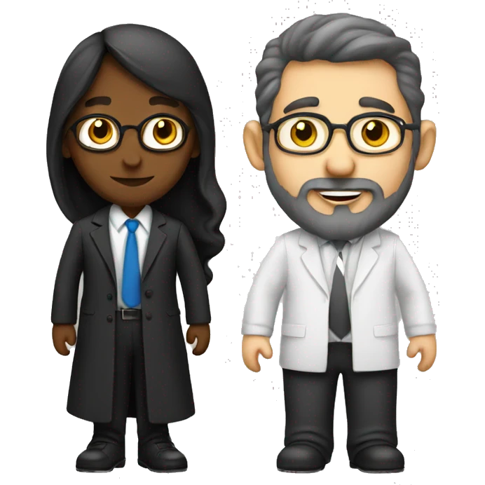 Rabbi and a teacher  emoji