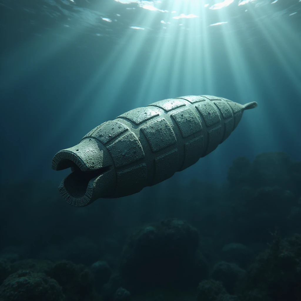 torpedo, detailed texture, realistic lighting, underwater scene emoji