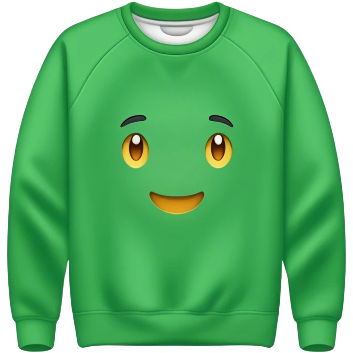 Green sweat shirt emoji