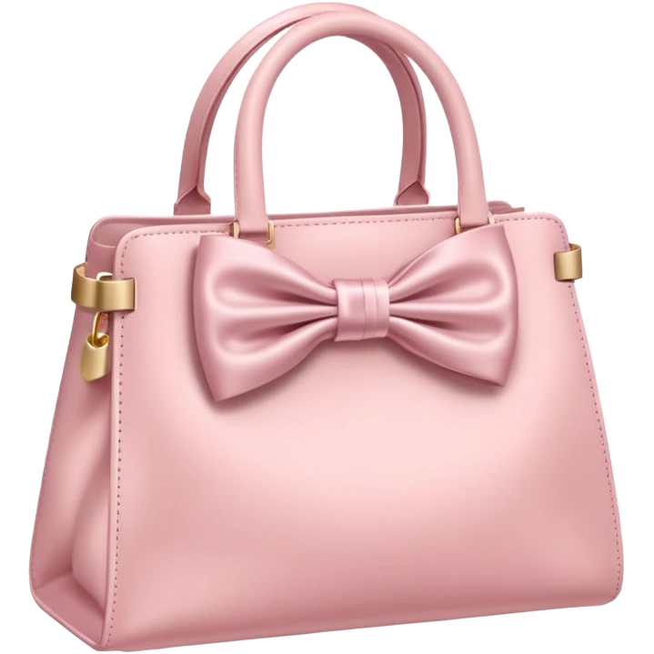Light Pink Bag With Bow emoji