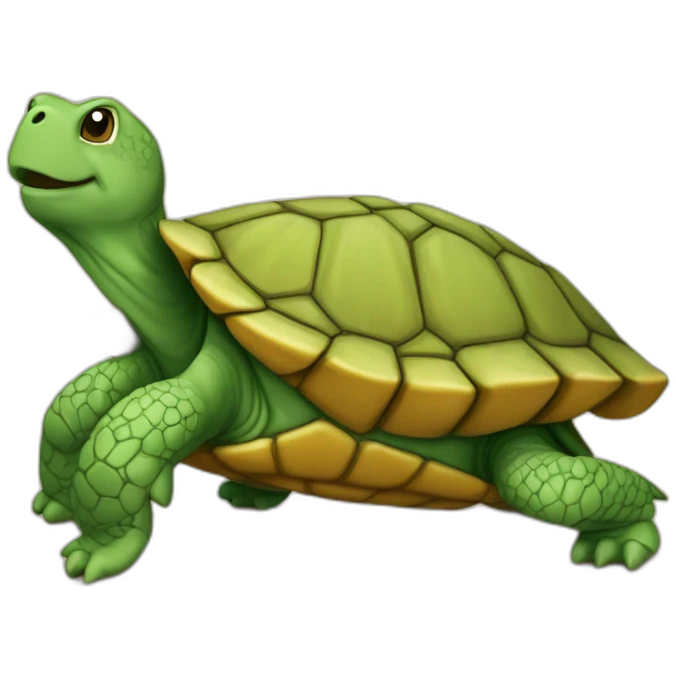 Tortue sur lievre emoji