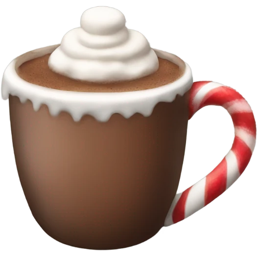Christmas hot cocoa emoji
