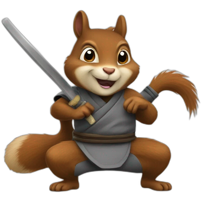 ninja squirrel emoji