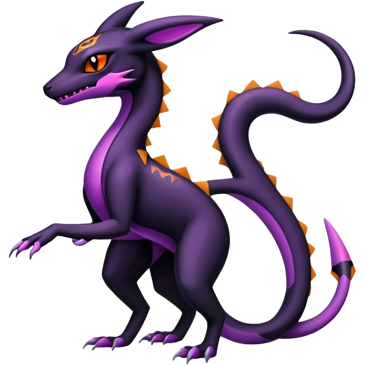 Salazzle-Salandit-Umbreon-Fakémon-hybrid-creature (full body)  emoji