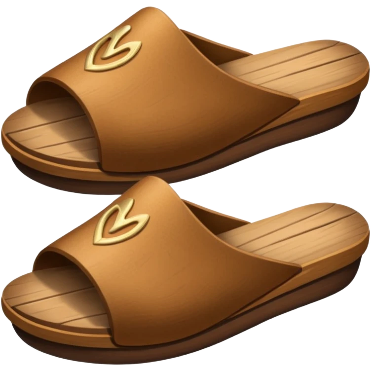 wood slipper emoji