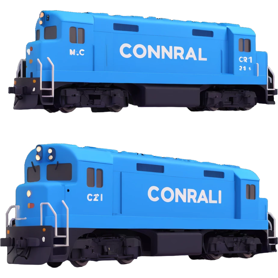Conrail electric boxy locomotive emoji