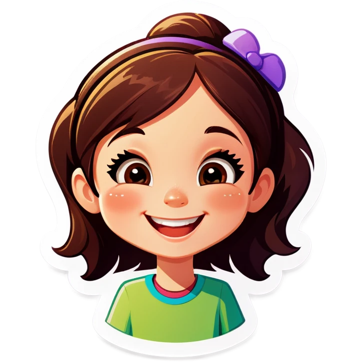 Happy girl emoji