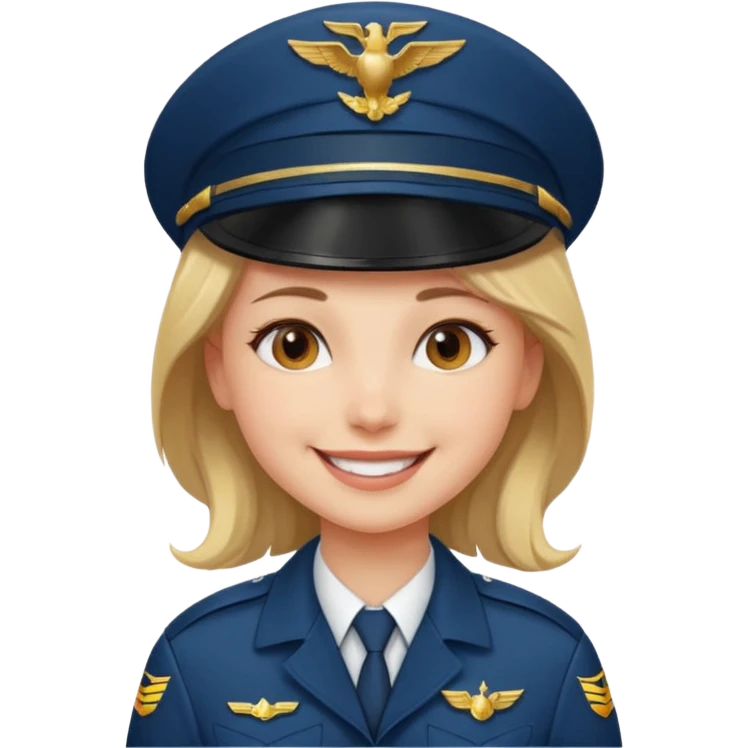 pilot girl emoji