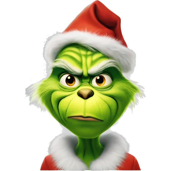 The grinch  emoji