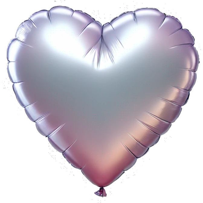 Foil balloon heart  emoji