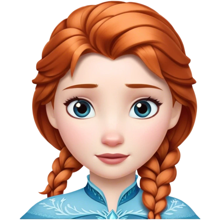Anna dans la reine des neige emoji