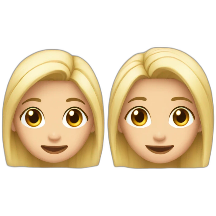 Argelino y argelina moreno y rubia emoji