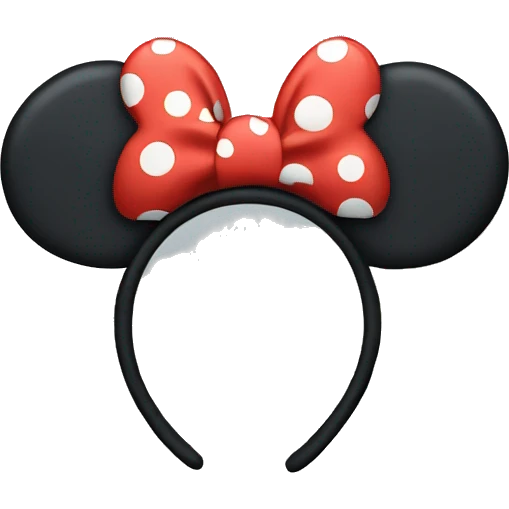 mickey ears from disney world emoji