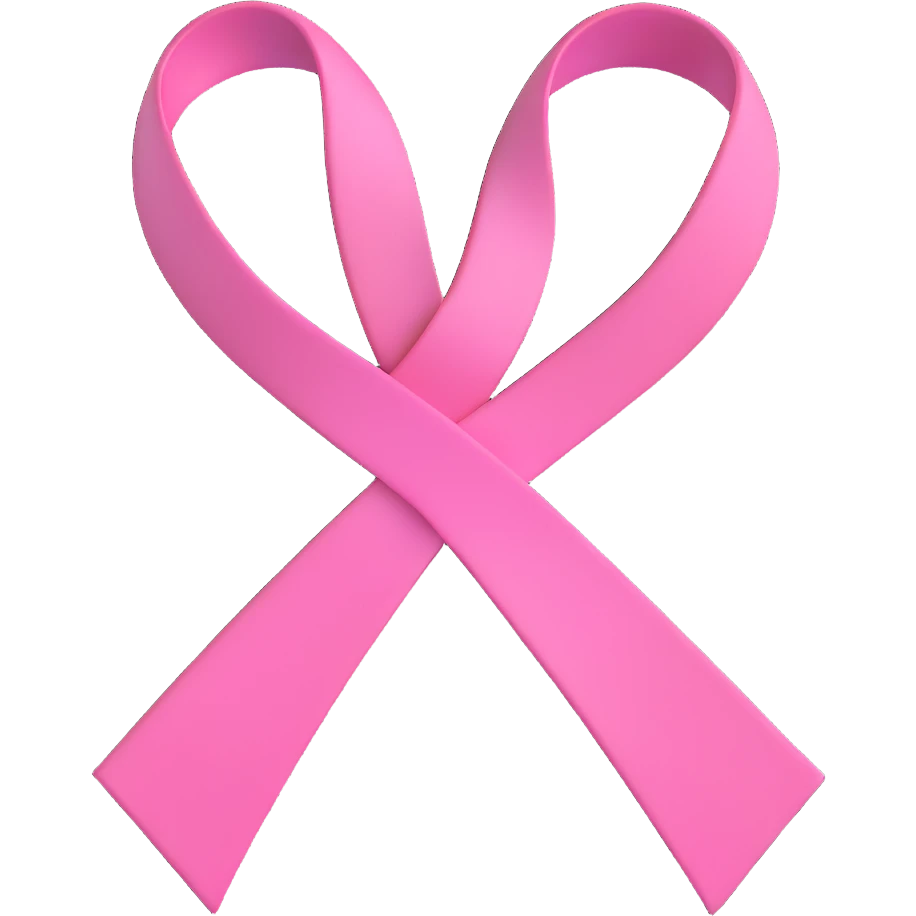 pink ribbon emoji