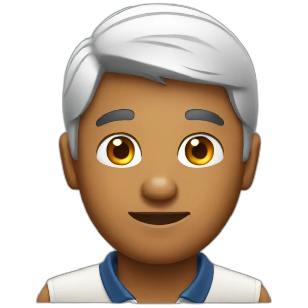 indian guy in a polo emoji