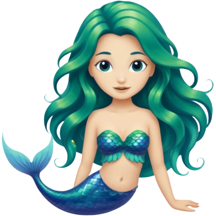 caucasian mermaid emoji