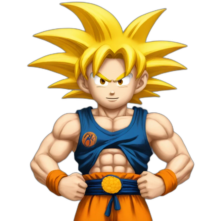 goku holding nuts emoji