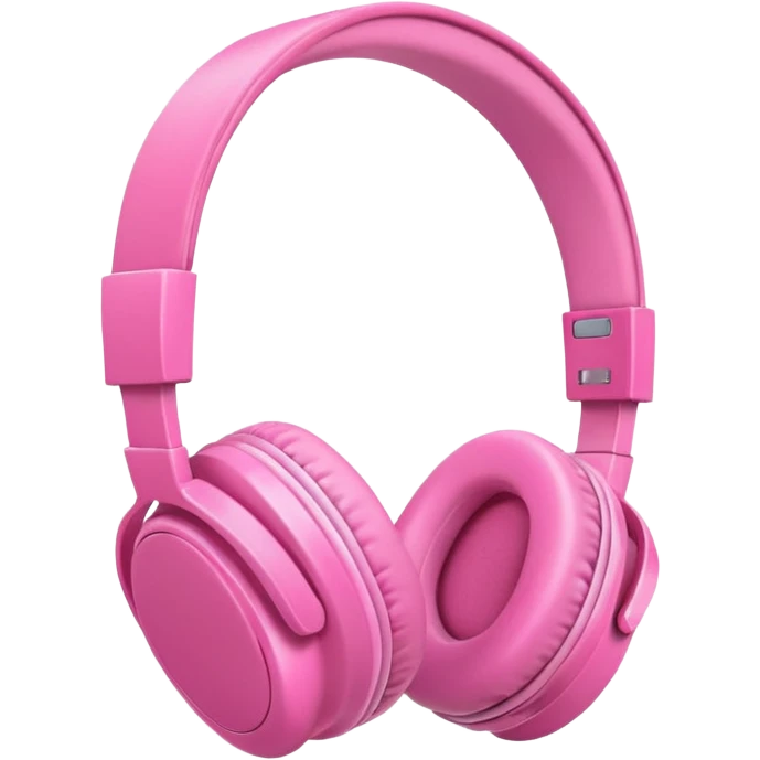 pink headphones emoji