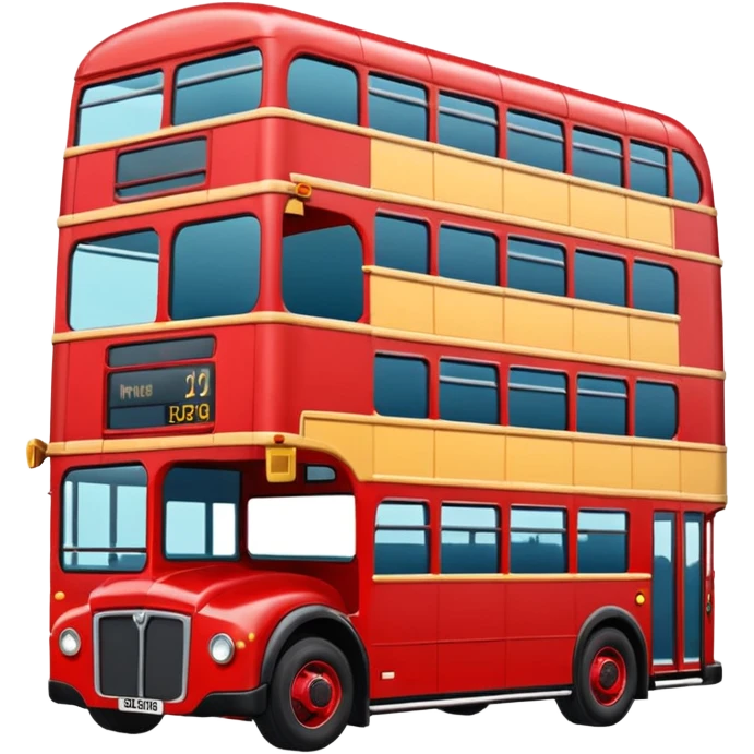 double-decker bus emoji