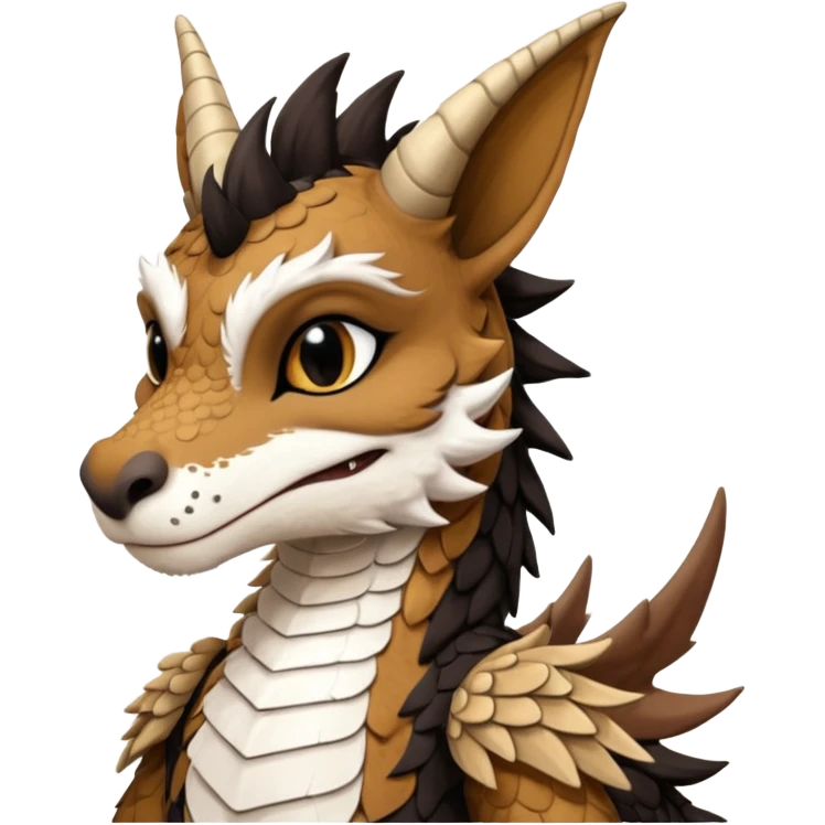 “Telephone” the brown, black and white anthropomorphic anthro “Dutch Angel Dragon” furry original species fursona fursuit emoji