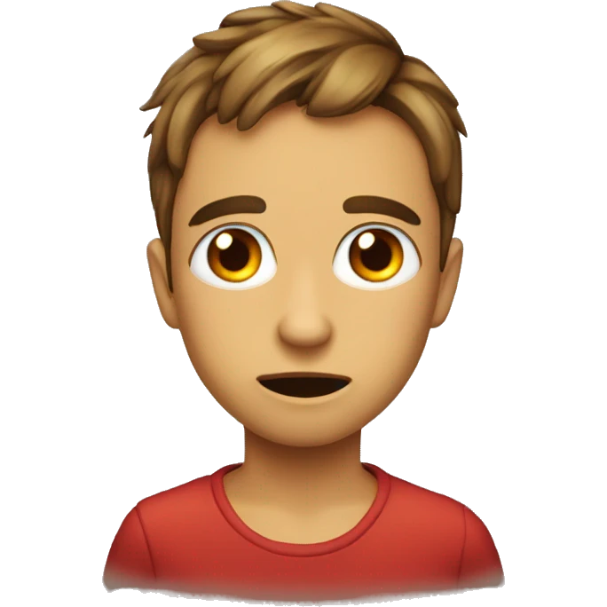 Ojos rojos llorando  emoji