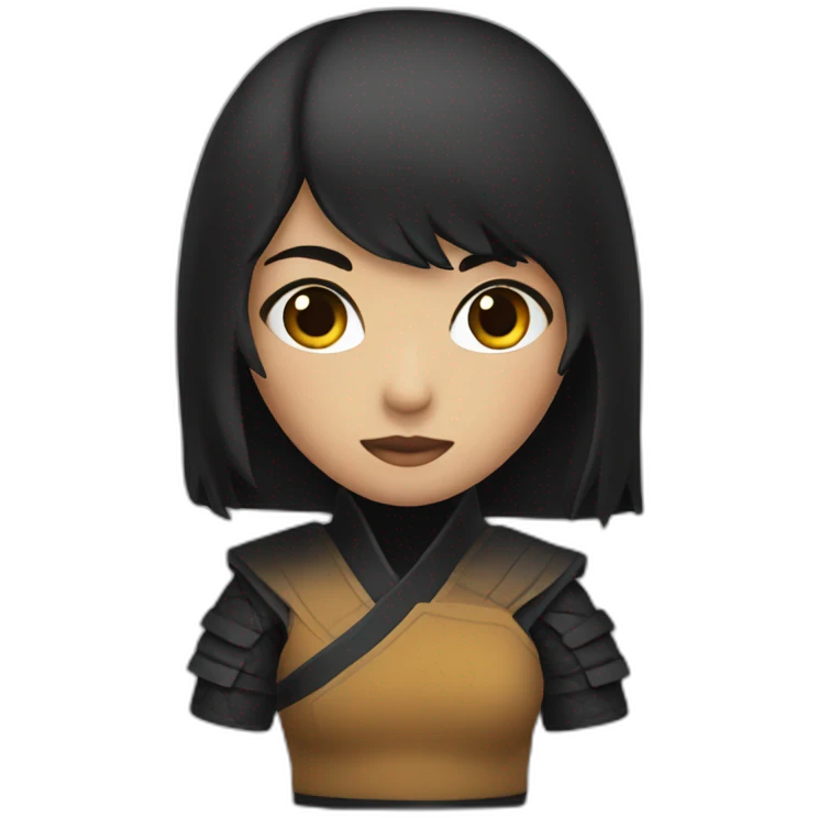 ninja-girl black-hair emoji