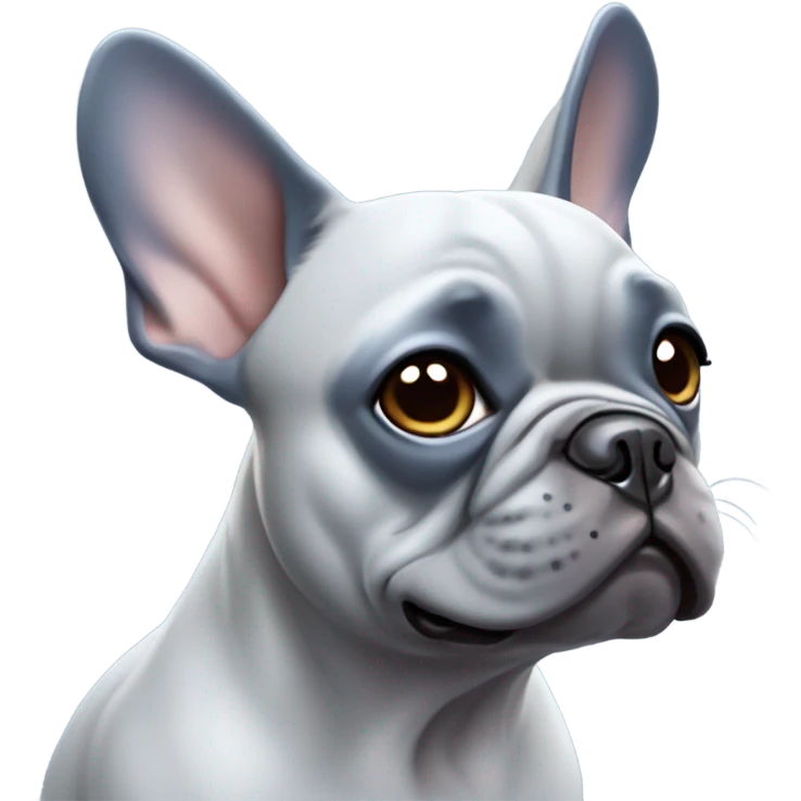 Blue Frenchie emoji