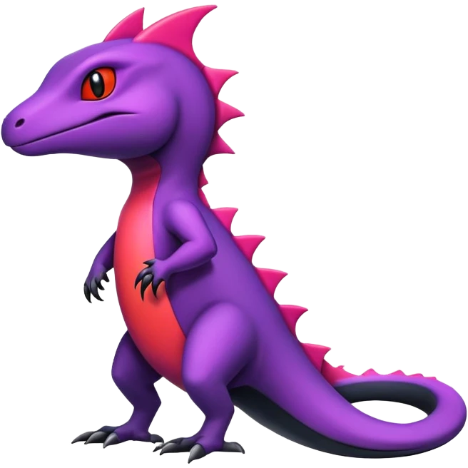 Salandit-Noibat-hybrid (full body) emoji