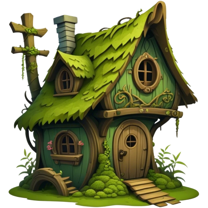 Baba yaga hut  emoji