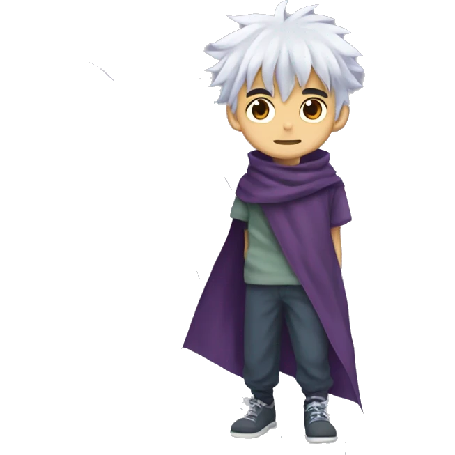 killua zoldick with kite emoji