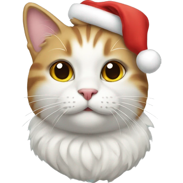 cat wear a crismas pet emoji