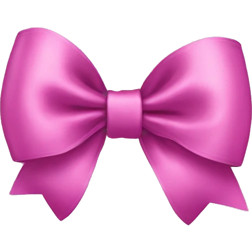 Coquette bow emoji