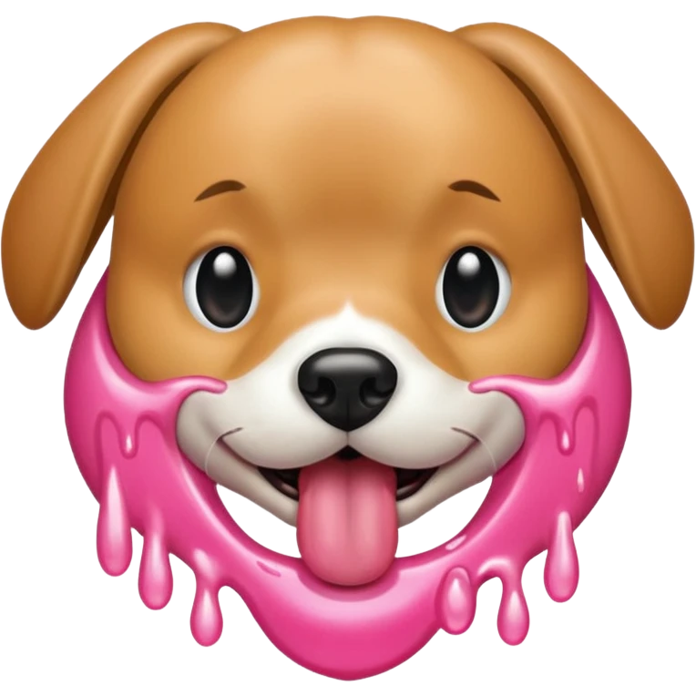 Dog mouth emoji