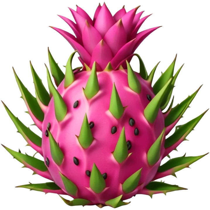 Cute dragon fruit emoji