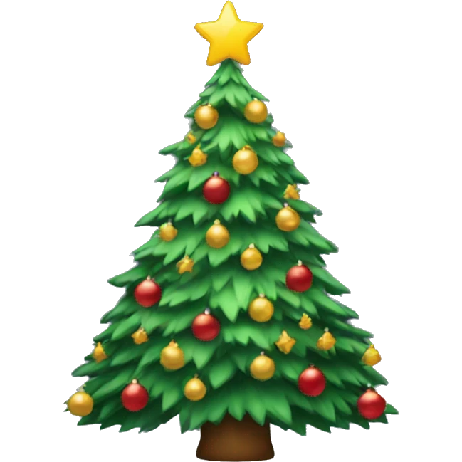 Christmas tree emoji