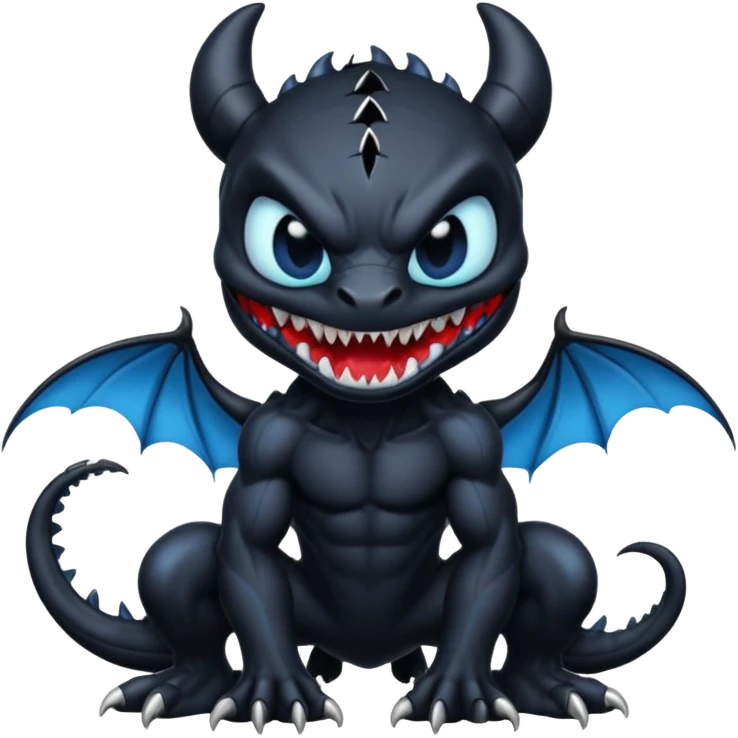 Venom-Stitch-Toothless-fusion (full body) emoji