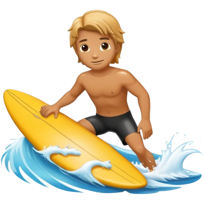surfer in barrel emoji
