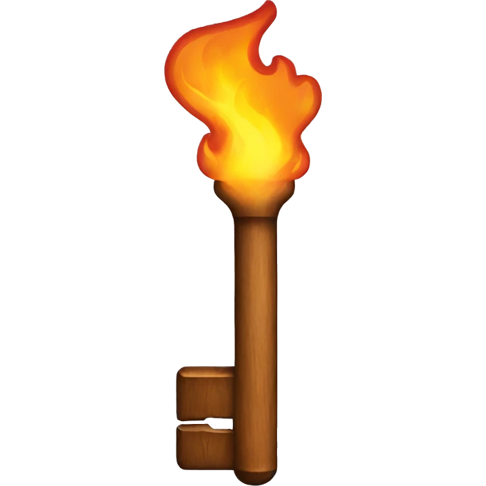 Key on fire emoji
